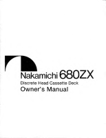 Nakamichi 680ZX-Owners-Manual